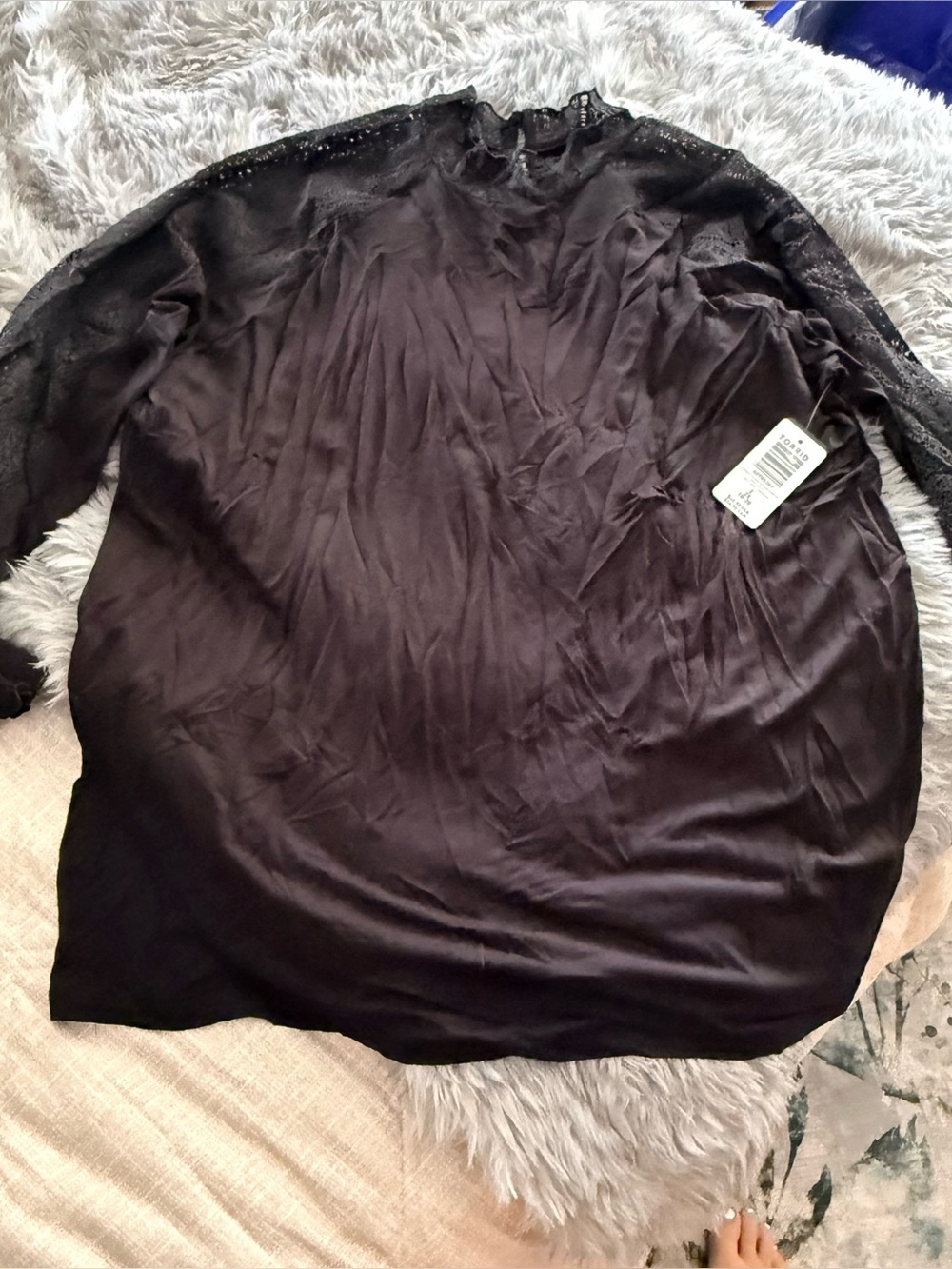 Torrid lace long sleeve shirt